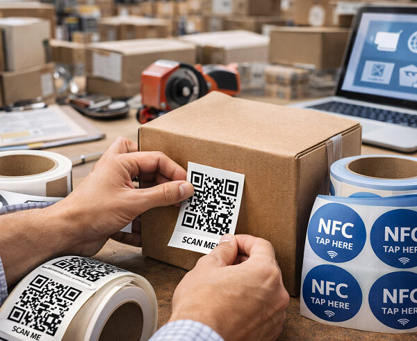 لیبل QR Code جی زی لیبل